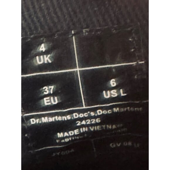 Dr. Martens Cherry Red Smooth Leather Boots Women's Sz 6 Lace-Up Combat Style - Picture 7 of 13